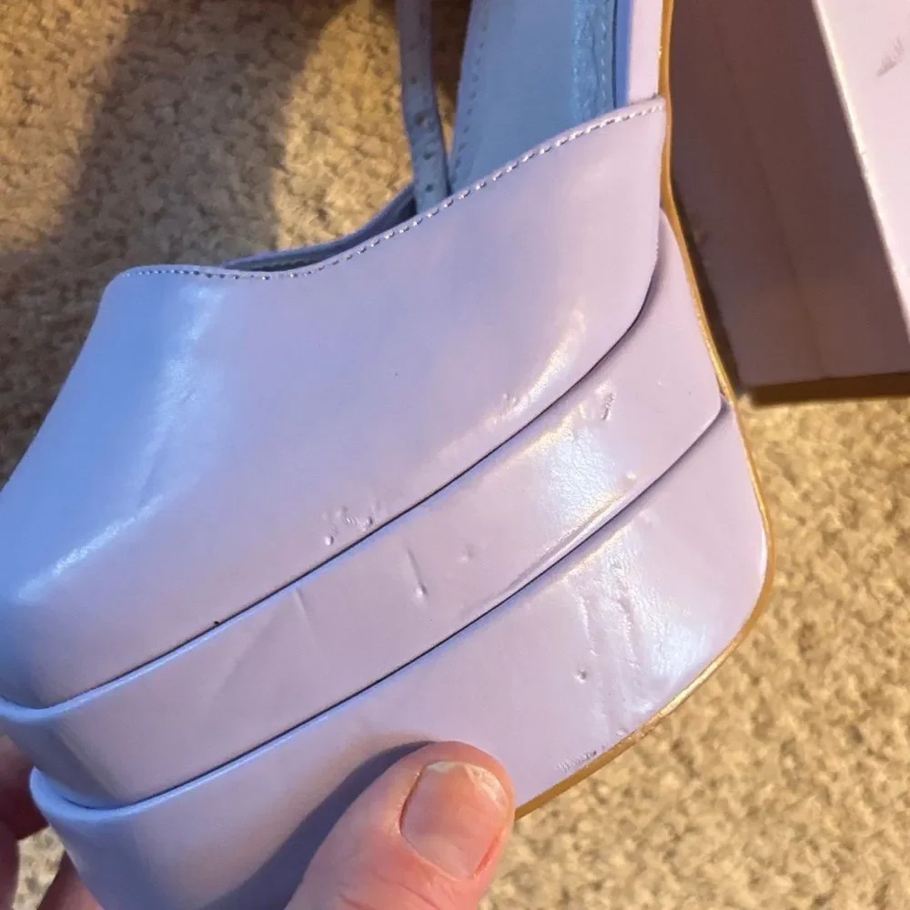 Sheln Light Purple Platform Heels